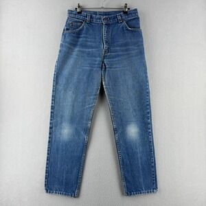 Vintage Levis Jeans Womens Junior 13 Fits 29x28 Straight Leg 80s Orange Tab USA